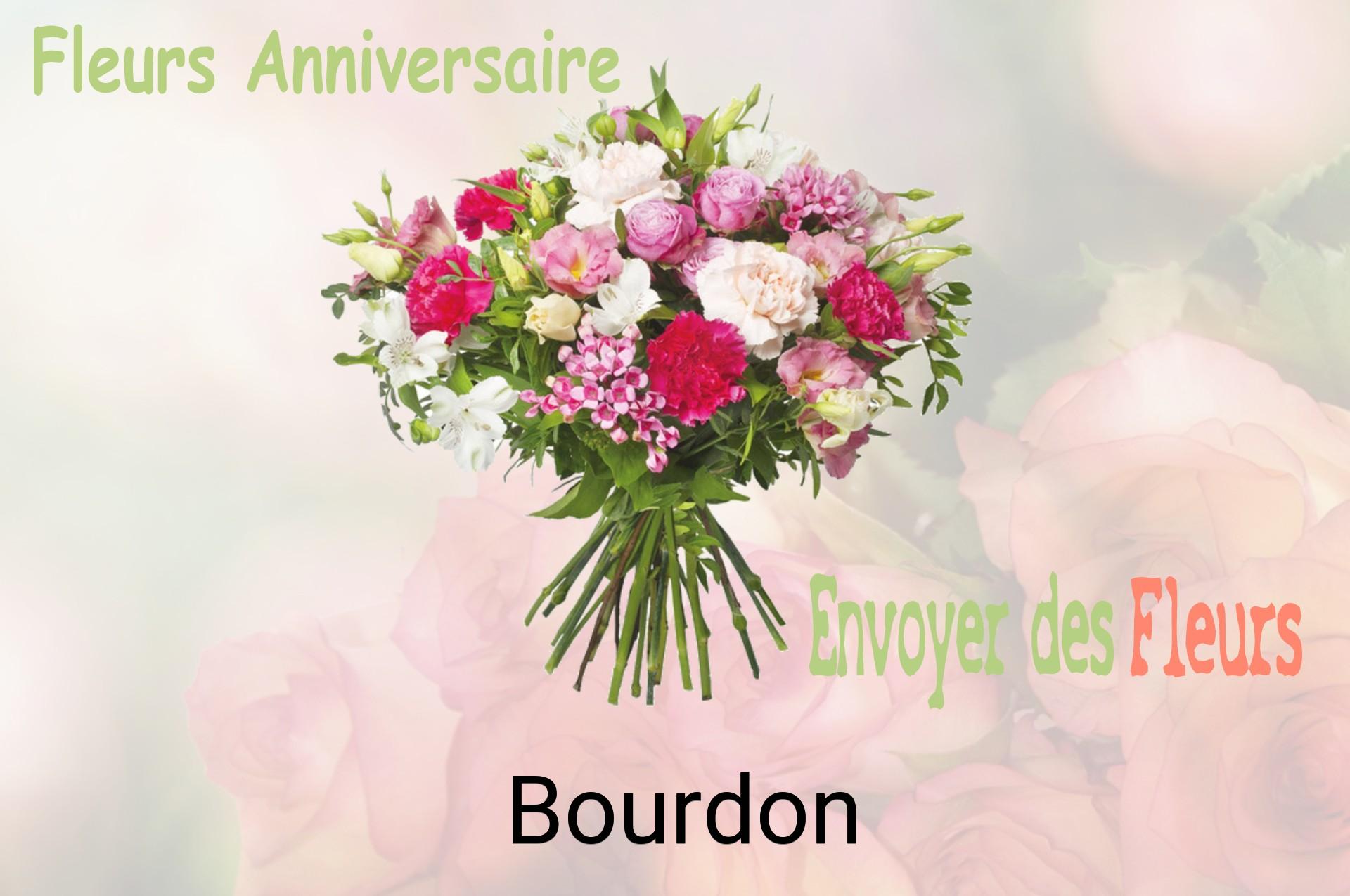 Bouquet de fleurs d’anniversaire livré à Bourdon