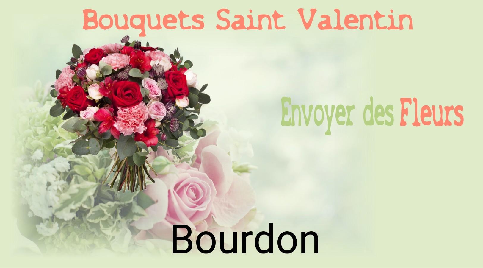 Roses de Saint-Valentin livrées à Bourdon